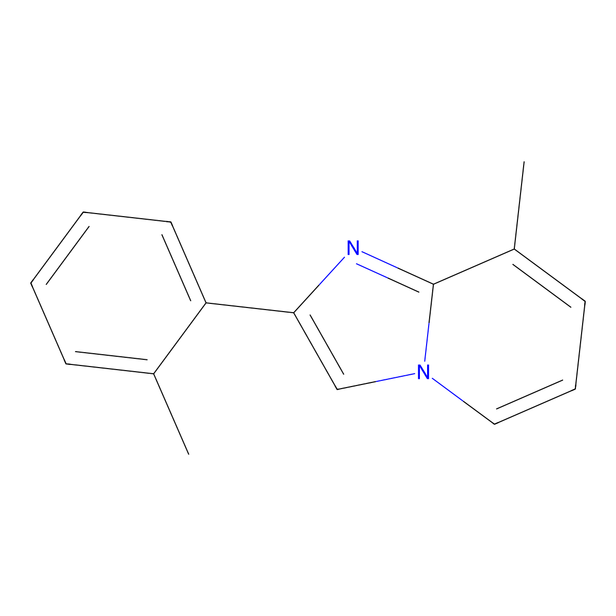 8-Methyl-2-(o-tolyl)imidazo[1,2-a]pyridine molecular structure, CAS 1550406-48-8