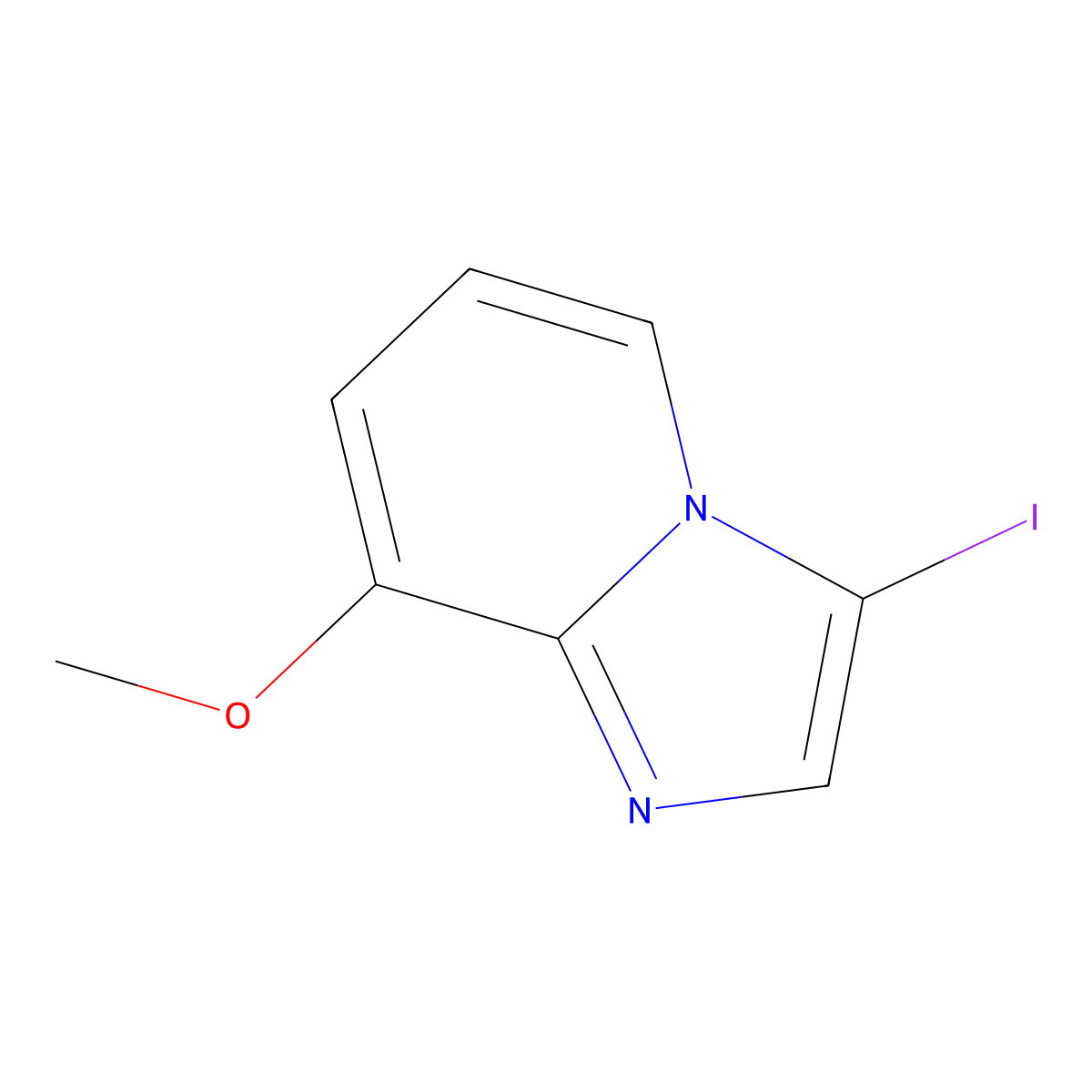 3-Iodo-8-methoxyimidazo[1,2-a]pyridine molecular structure, CAS 1550410-20-2