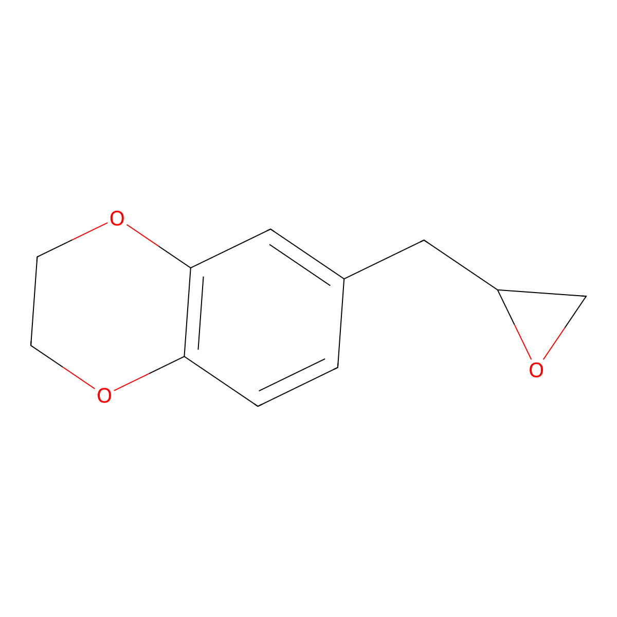 6-[(Oxiran-2-yl)methyl]-2,3-dihydro-1,4-benzodioxine molecular structure, CAS 1550429-78-1