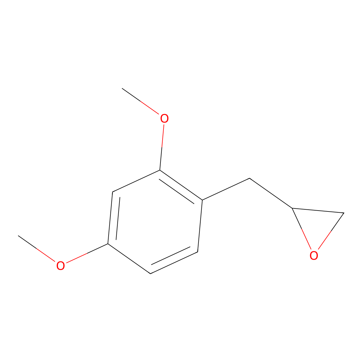 2-[(2,4-Dimethoxyphenyl)methyl]oxirane molecular structure, CAS 1550432-19-3