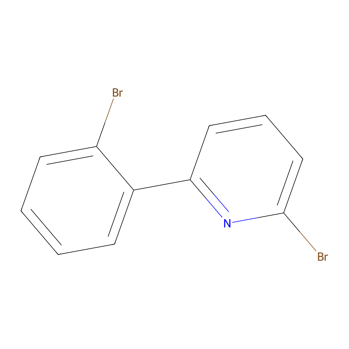 2-Bromo-6-(2-bromophenyl)pyridine molecular structure, CAS 1550513-11-5