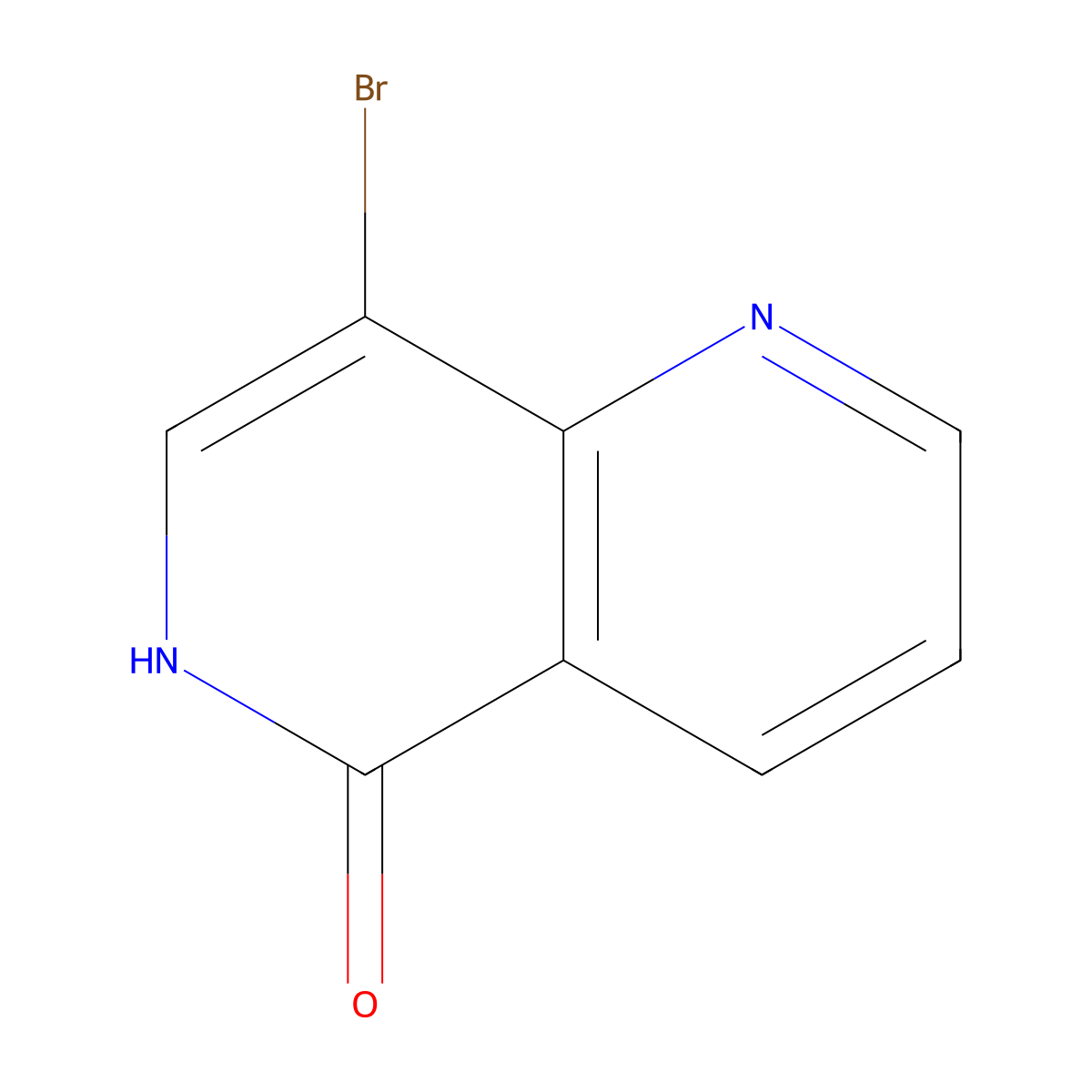 8-Bromo-1,6-naphthyridin-5(6H)-one molecular structure, CAS 155057-97-9