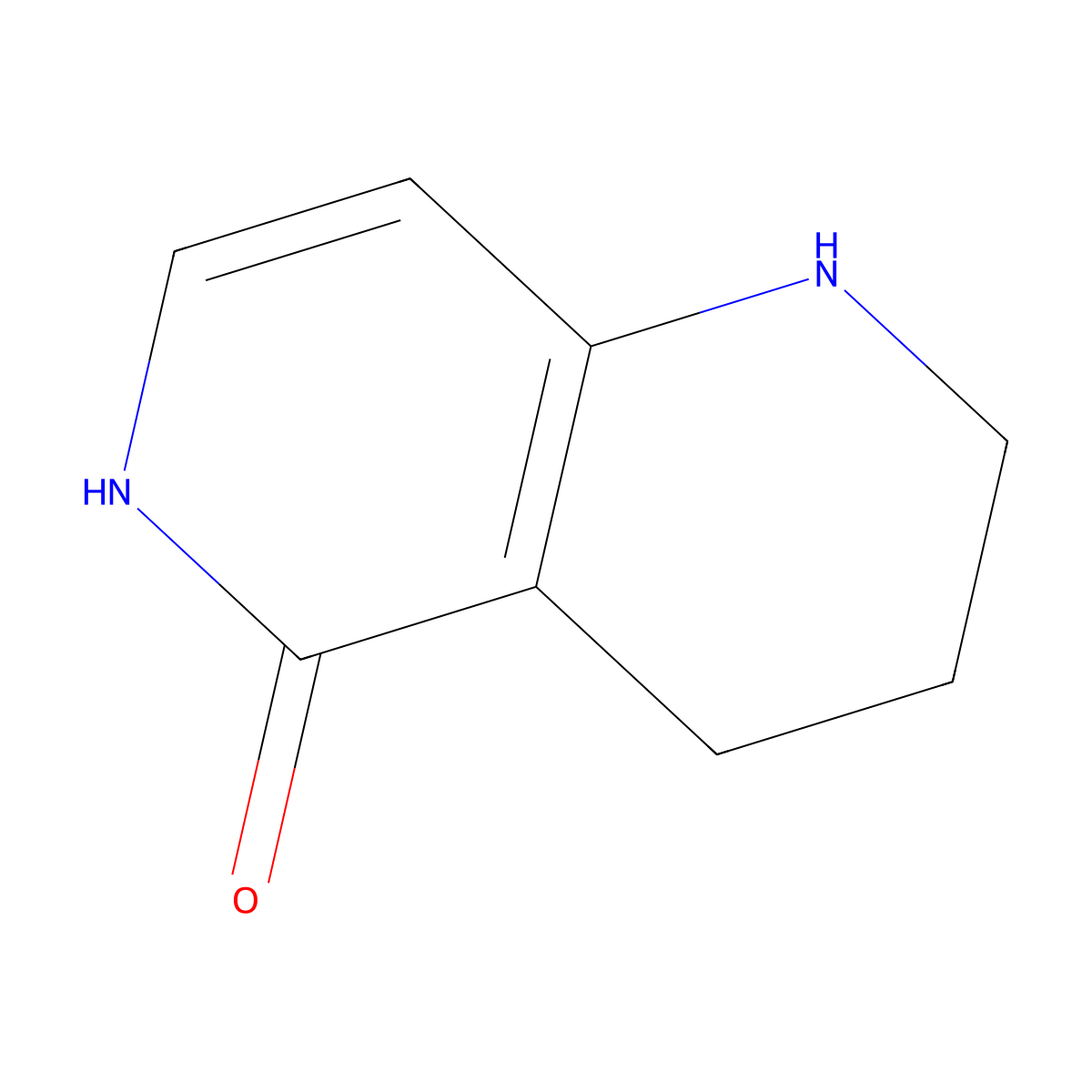 1,2,3,4-Tetrahydro-1,6-naphthyridin-5-ol molecular structure, CAS 155057-98-0