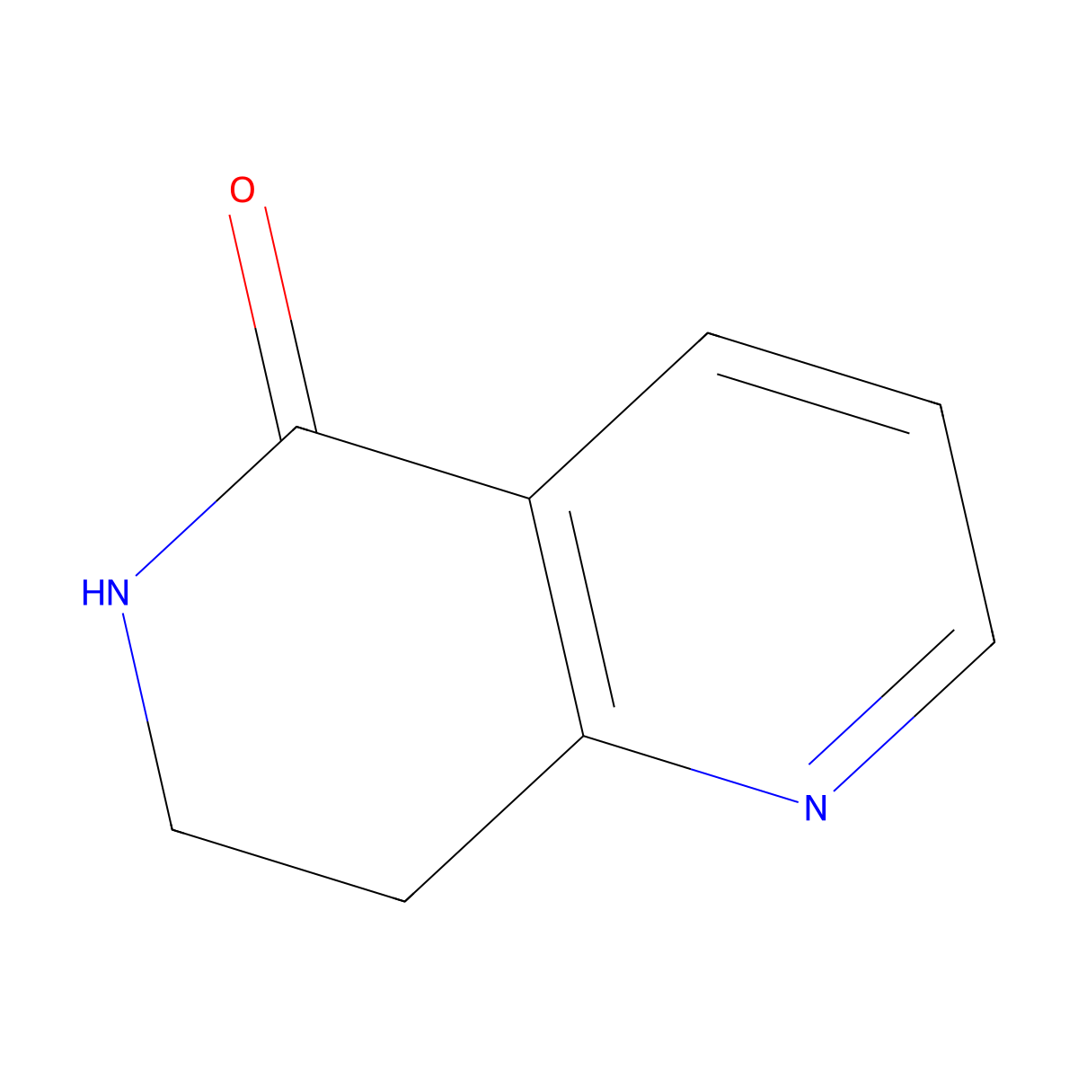 7,8-Dihydro-1,6-naphthyridin-5(6H)-one molecular structure, CAS 155058-02-9