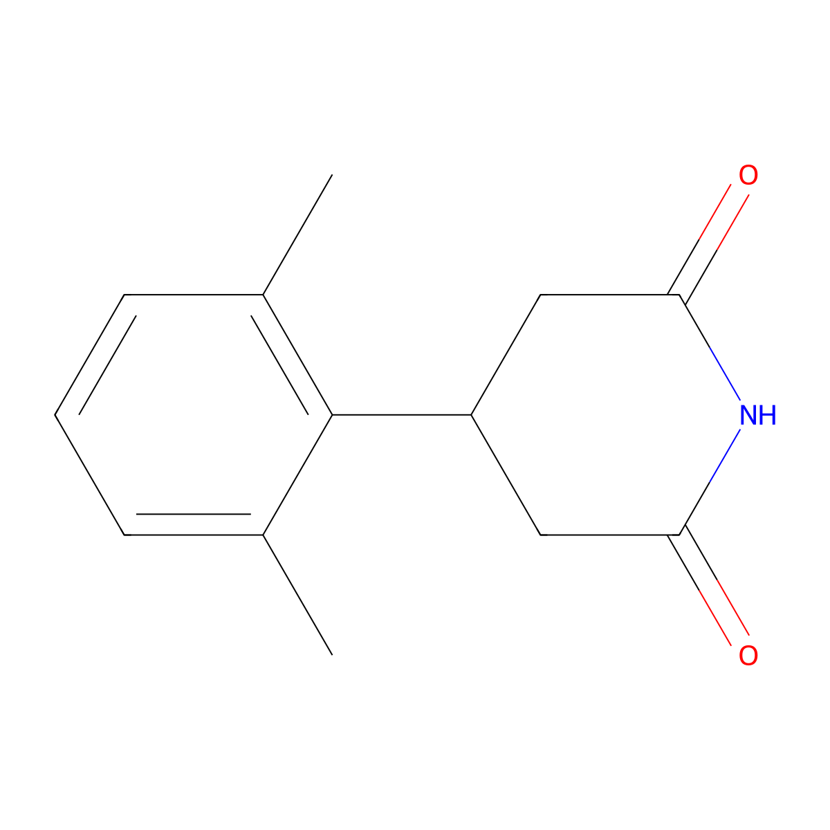 4-(2,6-Dimethylphenyl)piperidine-2,6-dione molecular structure, CAS 1550656-72-8