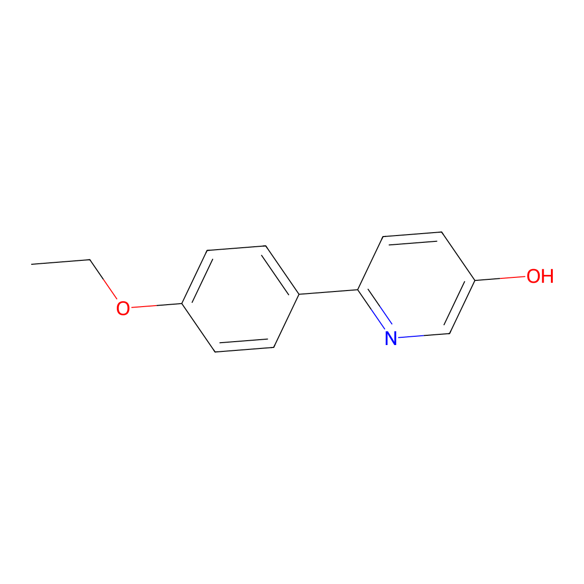 6-(4-Ethoxyphenyl)-3-pyridinol molecular structure, CAS 1550741-68-8