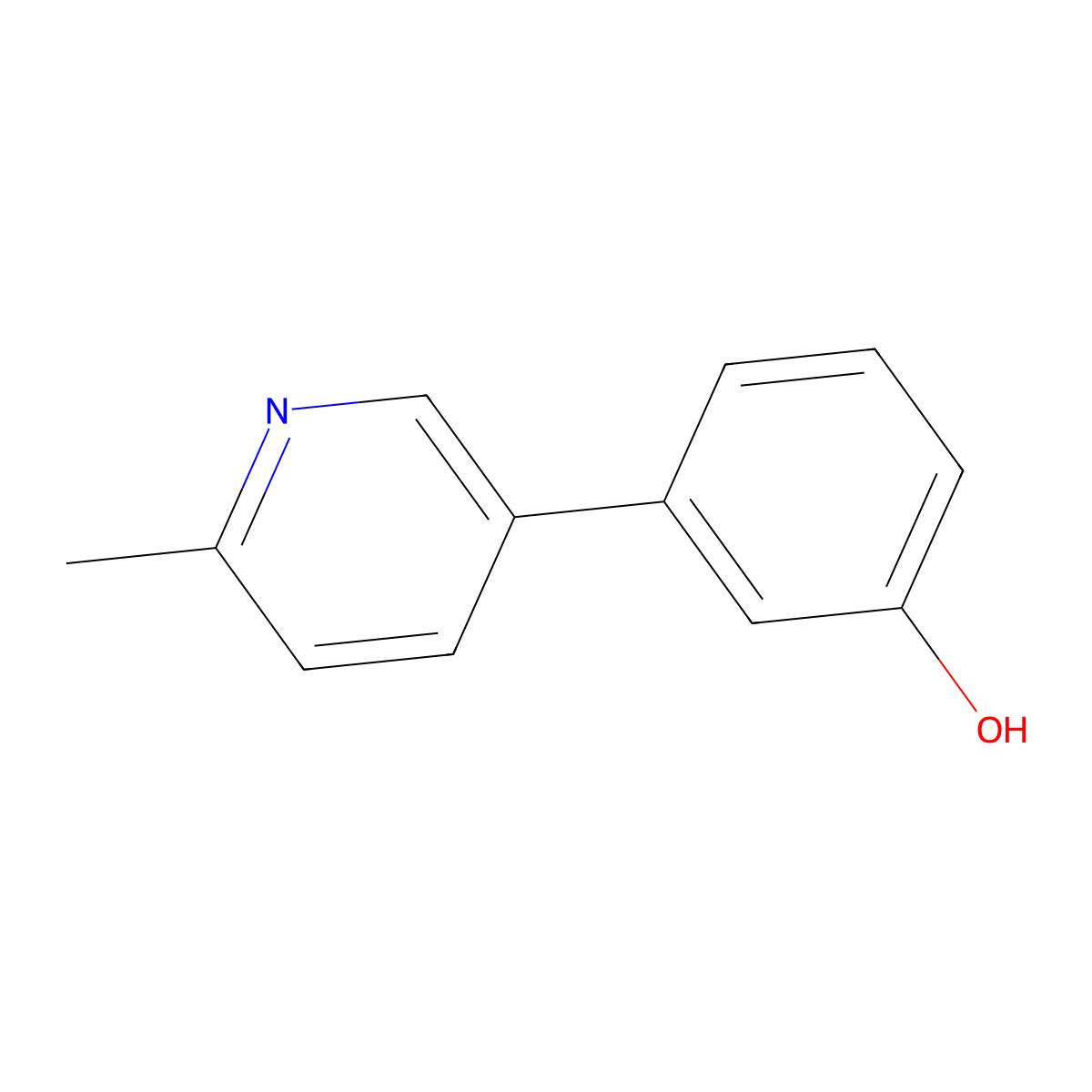 3-(6-Methylpyridin-3-YL)phenol molecular structure, CAS 1550741-78-0