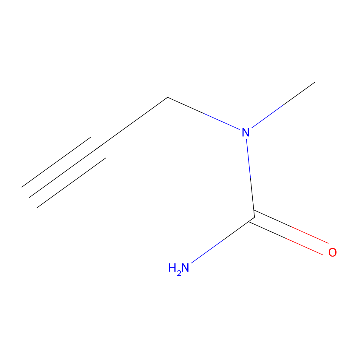 1-Methyl-1-(prop-2-yn-1-yl)urea molecular structure, CAS 1550764-71-0