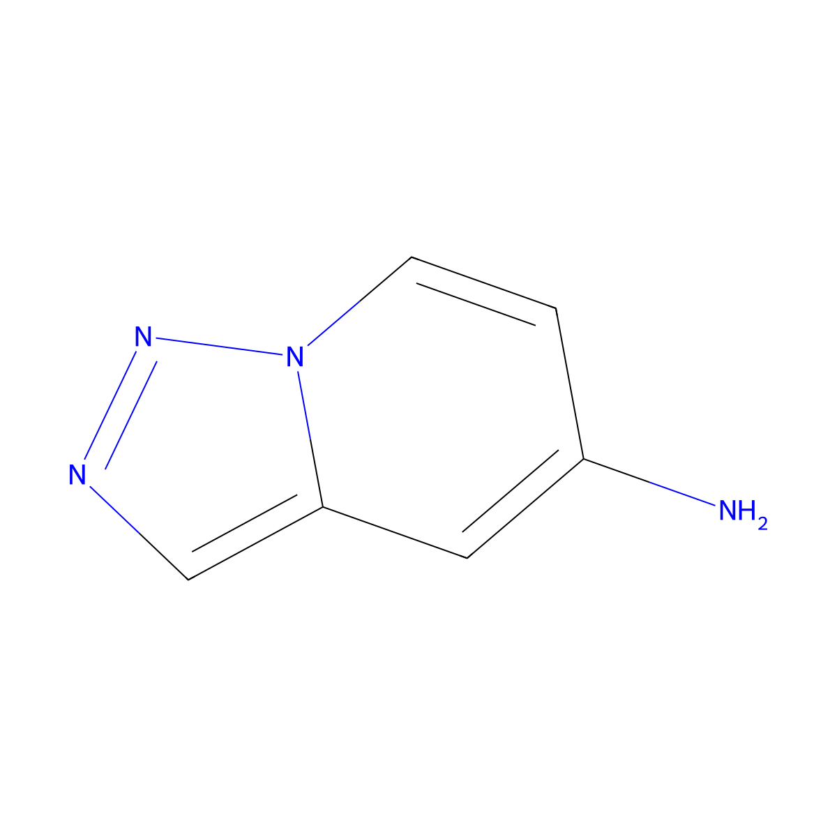 Triazolo[1,5-a]pyridin-5-amine molecular structure, CAS 1550773-73-3