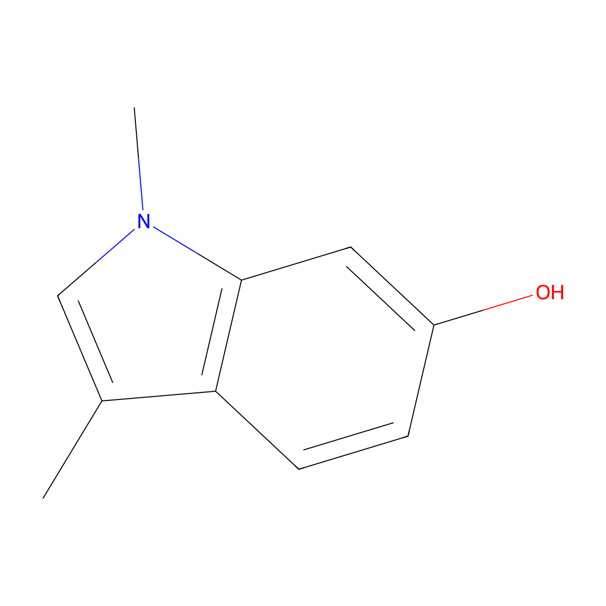 1,3-dimethyl-1H-indol-6-ol molecular structure, CAS 1550823-22-7