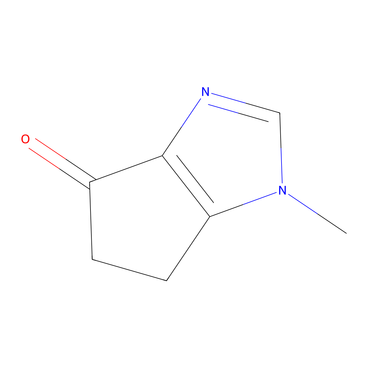 3-Methyl-4,5-dihydrocyclopenta[d]imidazol-6-one molecular structure, CAS 1550999-77-3