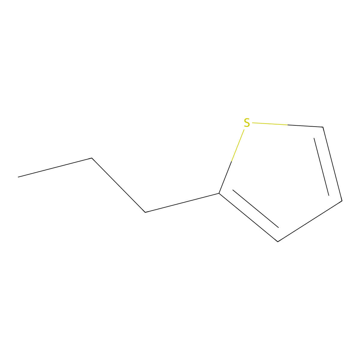 2-Propylthiophene molecular structure, CAS 1551-27-5