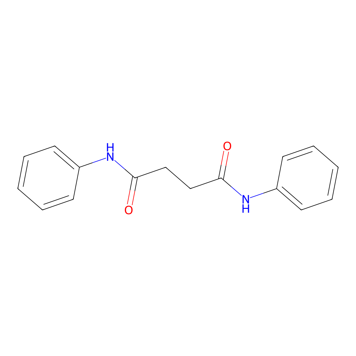 Succinanilide molecular structure, CAS 15510-09-5