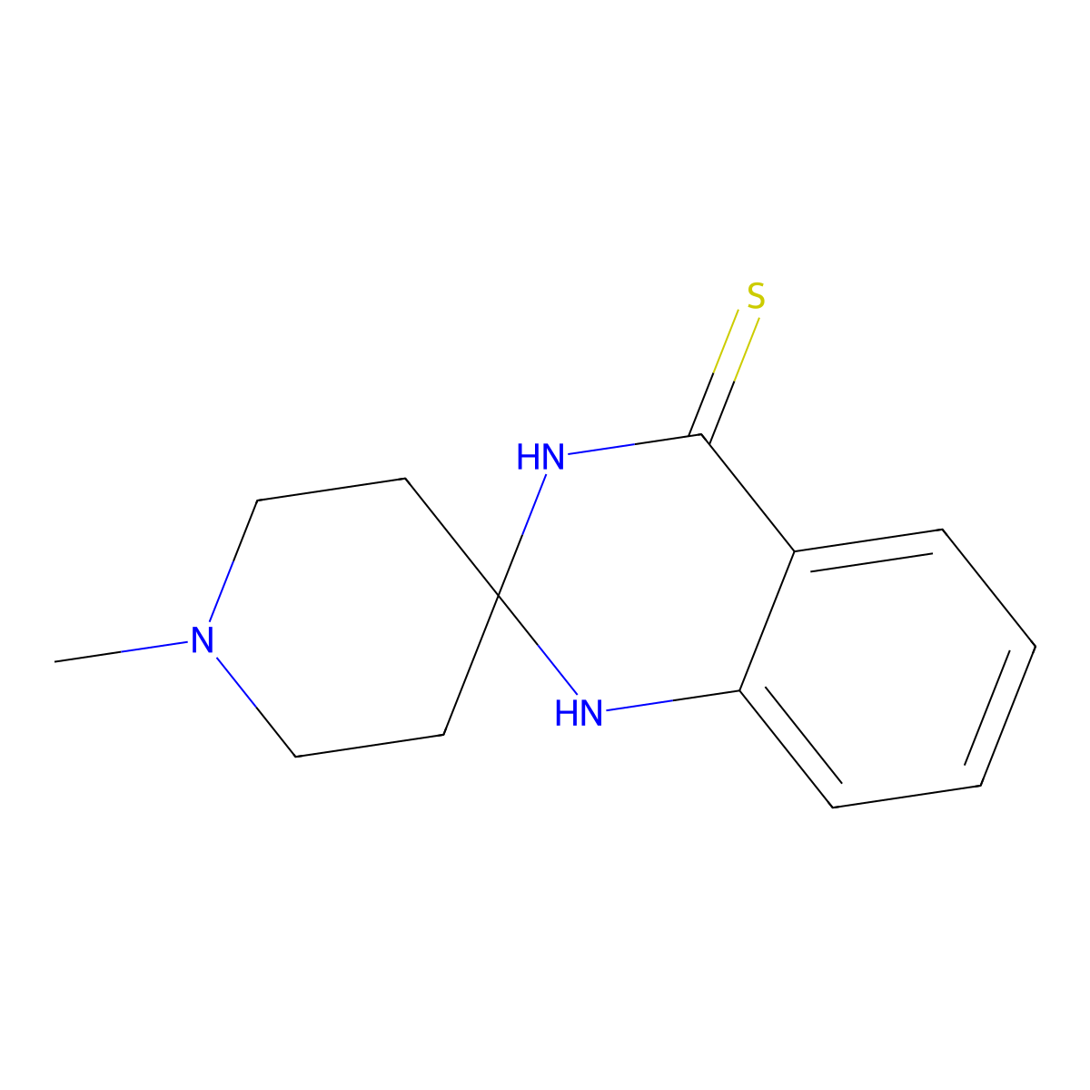 1'-Methylspiro[1,3-dihydroquinazoline-2,4'-piperidine]-4-thione molecular structure, CAS 1551018-68-8
