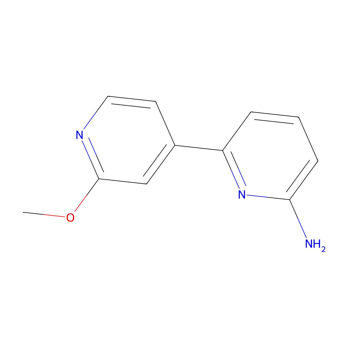 6-(2-Methoxypyridin-4-yl)pyridin-2-amine molecular structure, CAS 1551188-14-7