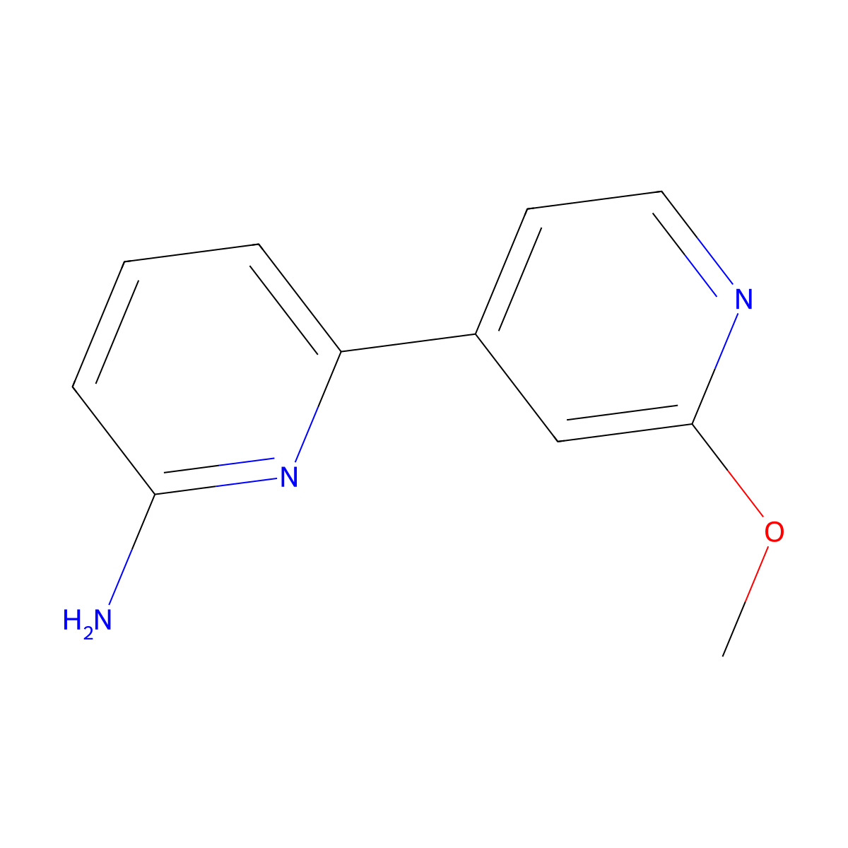 6-(2-Methoxypyridin-4-yl)pyridin-2-amine molecular structure, CAS 1551188-14-7