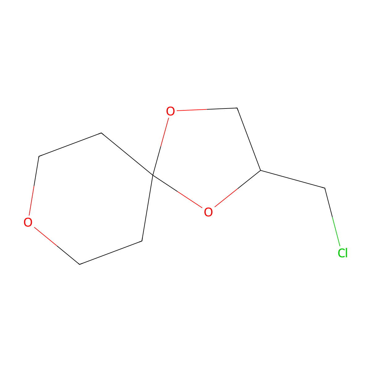 2-(Chloromethyl)-1,4,8-trioxaspiro[4.5]decane molecular structure, CAS 1551315-59-3