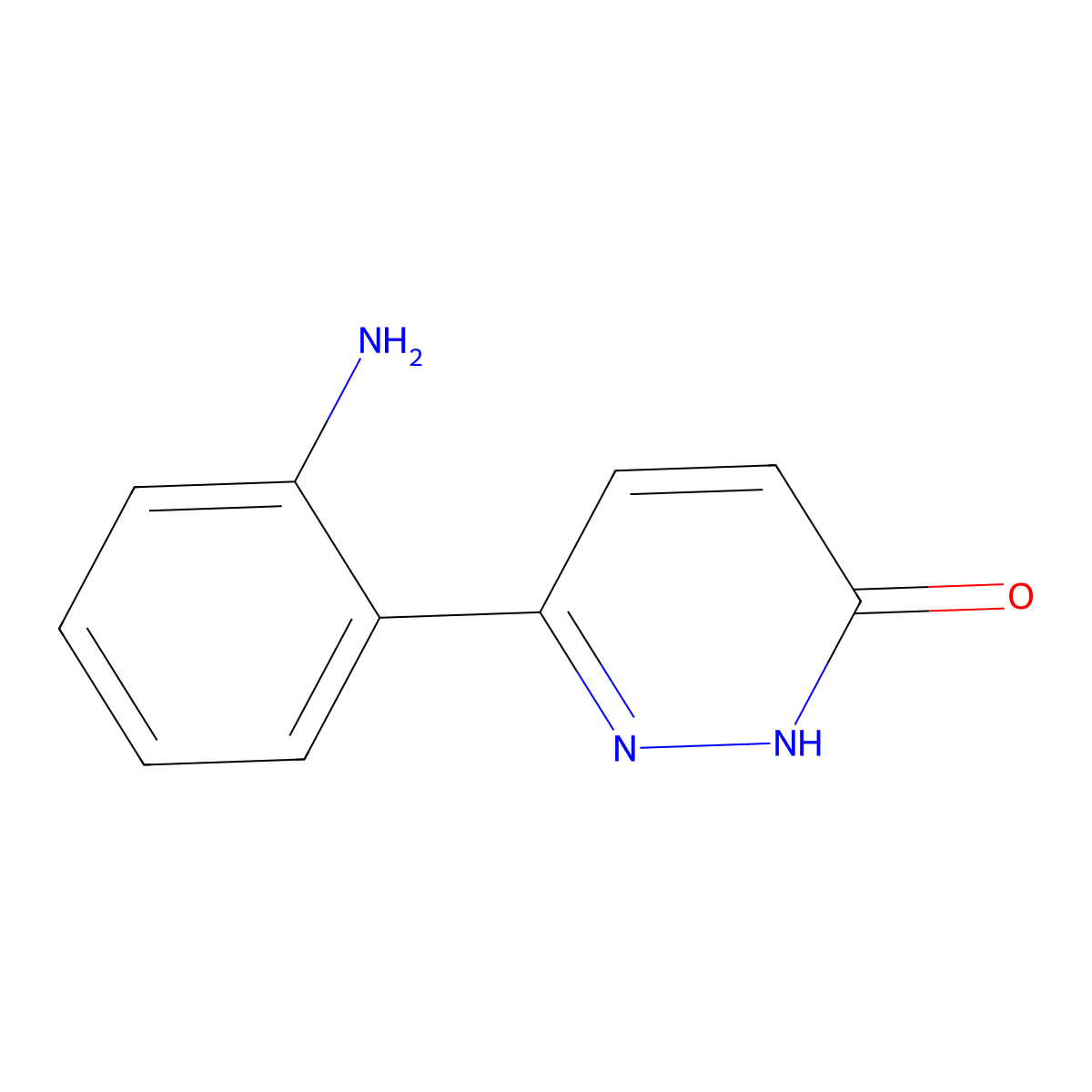 6-(2-Aminophenyl)pyridazin-3-ol molecular structure, CAS 155132-15-3