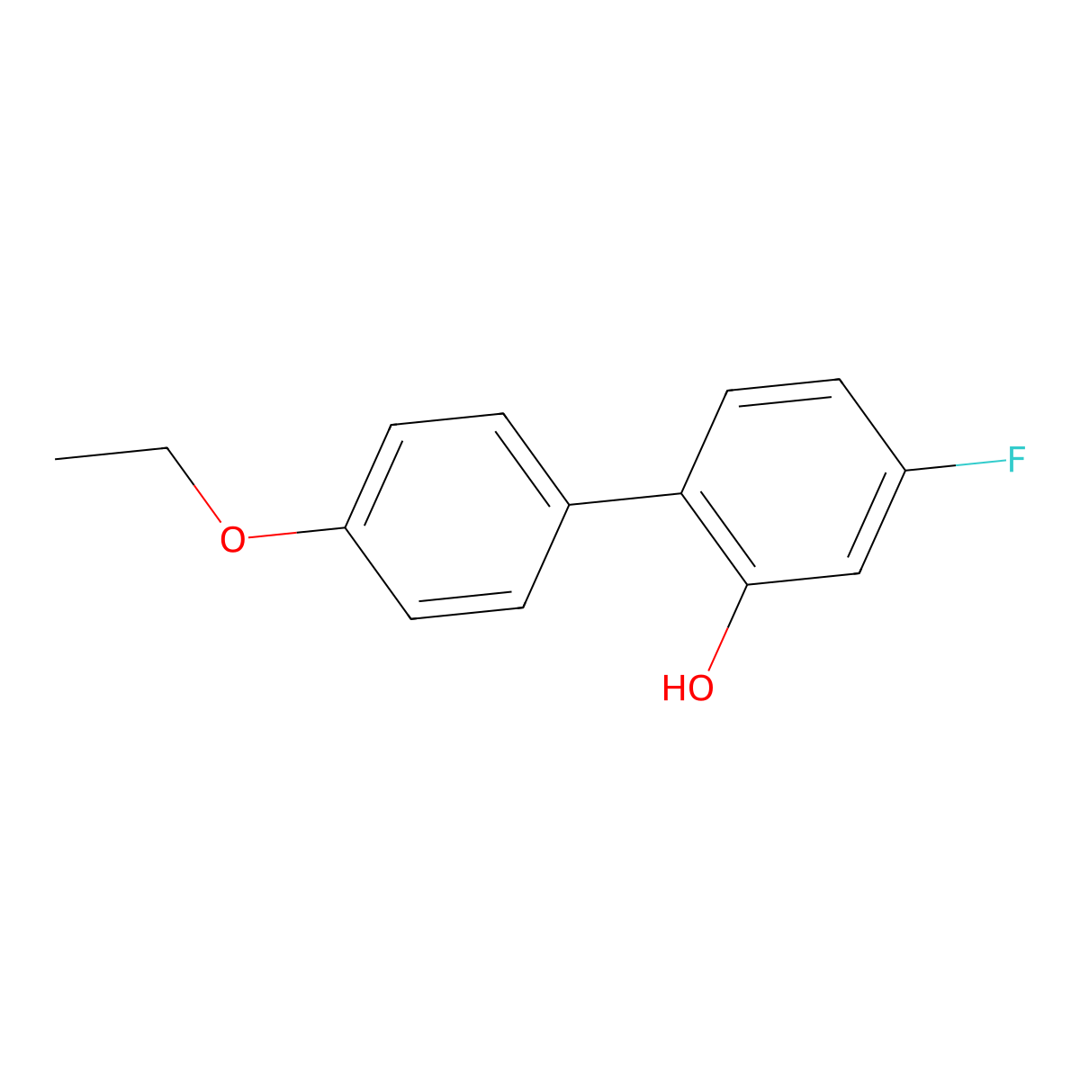 4'-Ethoxy-4-fluoro[1,1'-biphenyl]-2-ol molecular structure, CAS 1551358-03-2