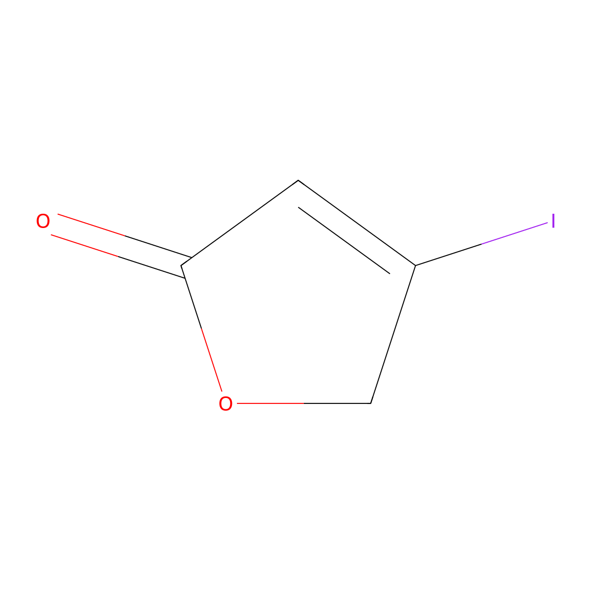 4-Iodofuran-2(5H)-one molecular structure, CAS 155140-39-9