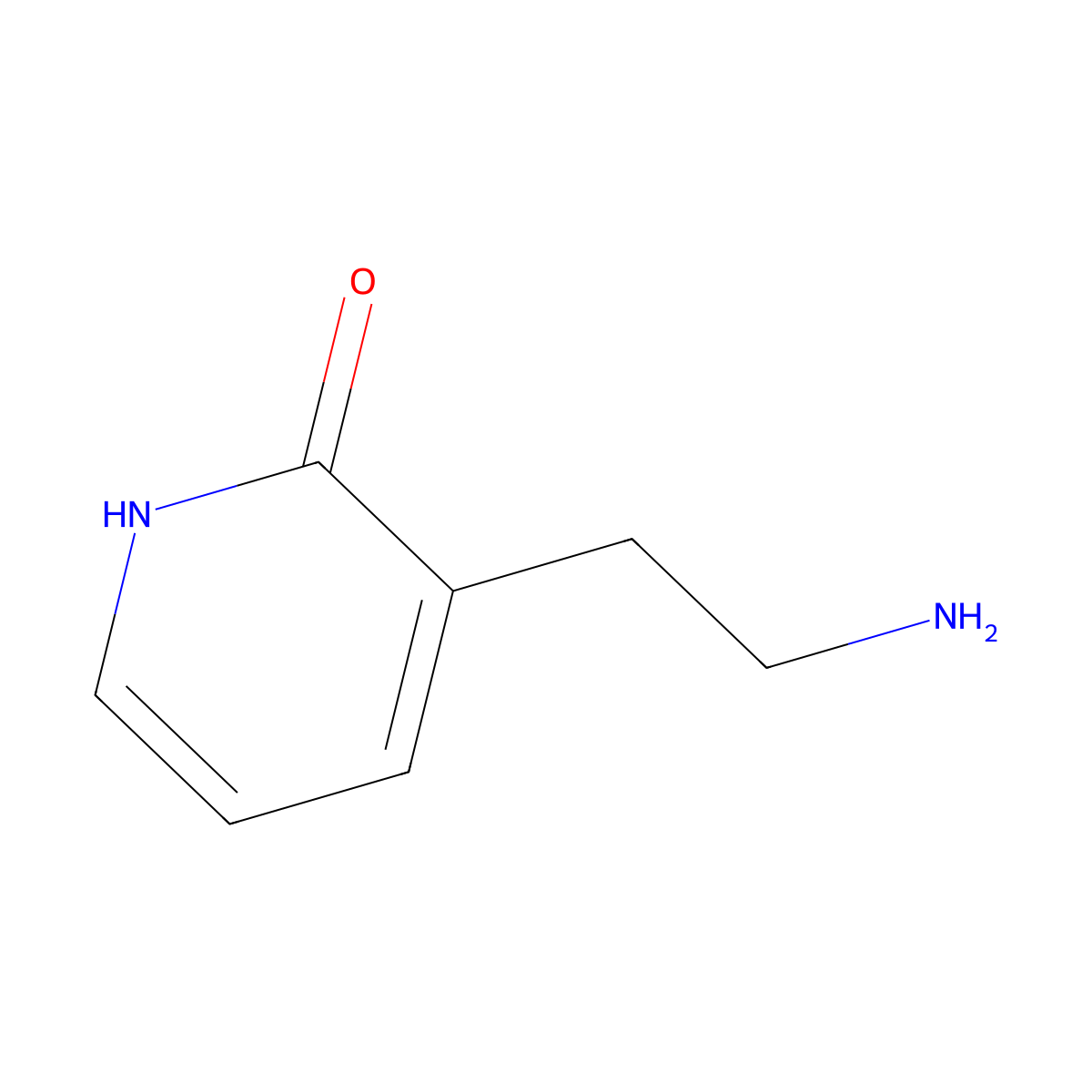 3-(2-Aminoethyl)pyridin-2-ol molecular structure, CAS 1551494-04-2
