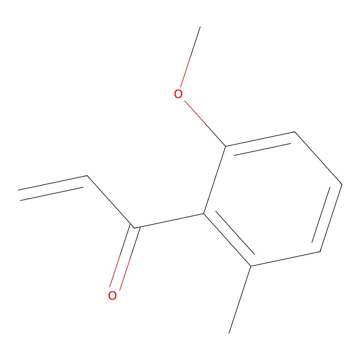 1-(2-Methoxy-6-methylphenyl)prop-2-en-1-one molecular structure, CAS 1551495-91-0