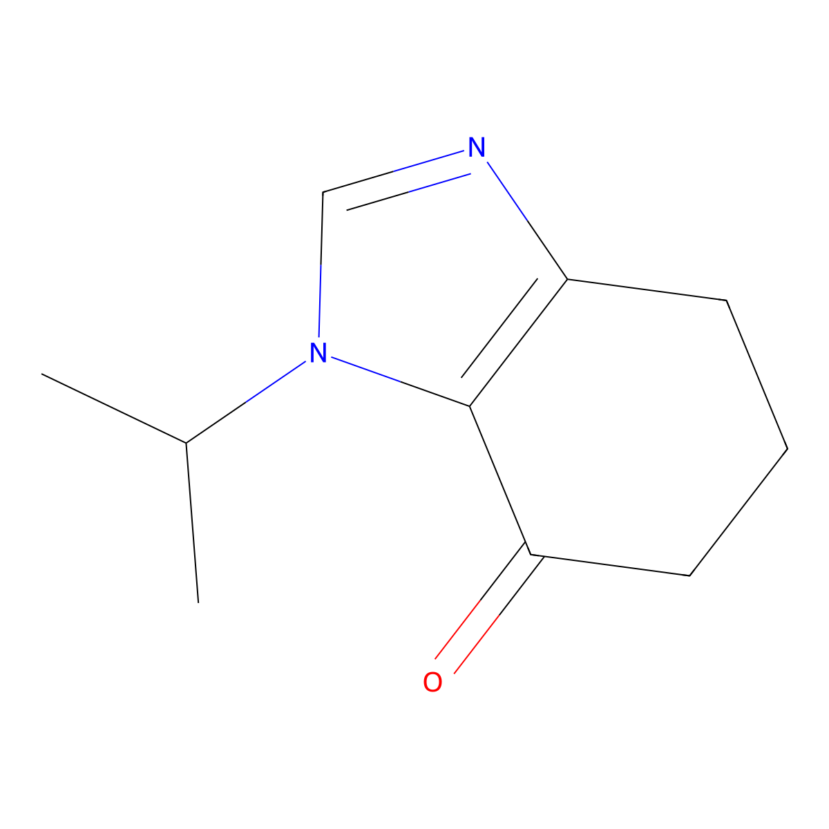 3-Isopropyl-3,5,6,7-tetrahydro-4H-benzo[d]imidazol-4-one molecular structure, CAS 1551553-59-3