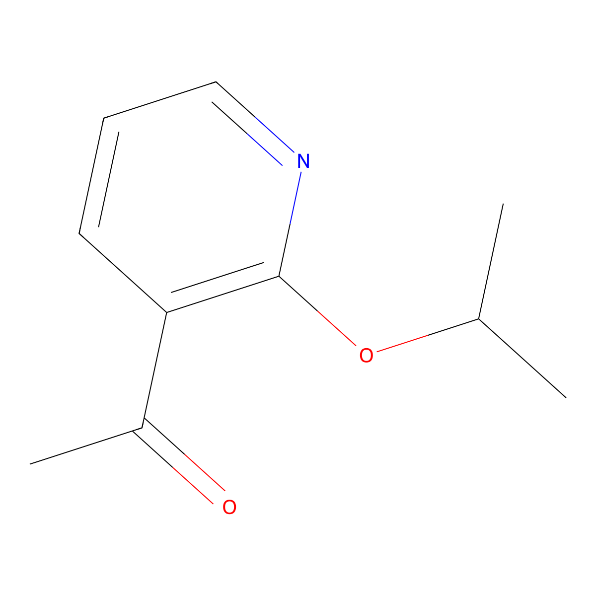 1-(2-Isopropoxypyridin-3-yl)ethanone molecular structure, CAS 1551553-85-5