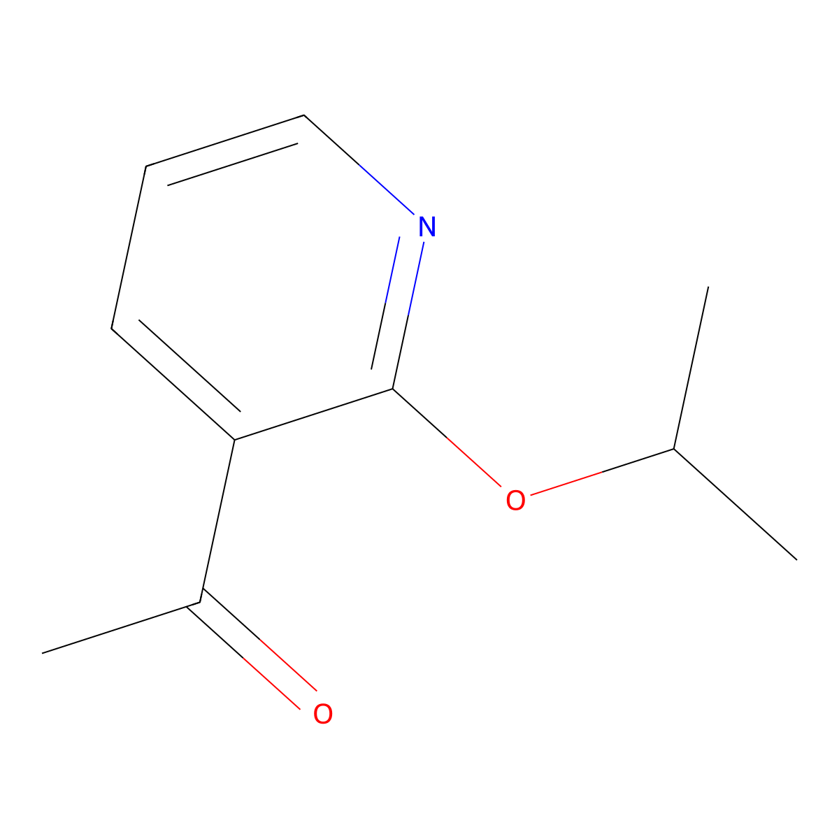 1-(2-Isopropoxypyridin-3-yl)ethanone molecular structure, CAS 1551553-85-5