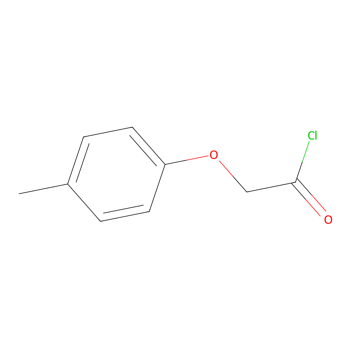 2-(4-Methylphenoxy)acetyl chloride molecular structure, CAS 15516-47-9