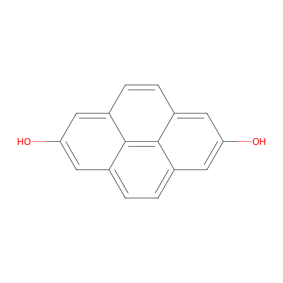 2,7-Dihydroxypyrene molecular structure, CAS 155169-39-4