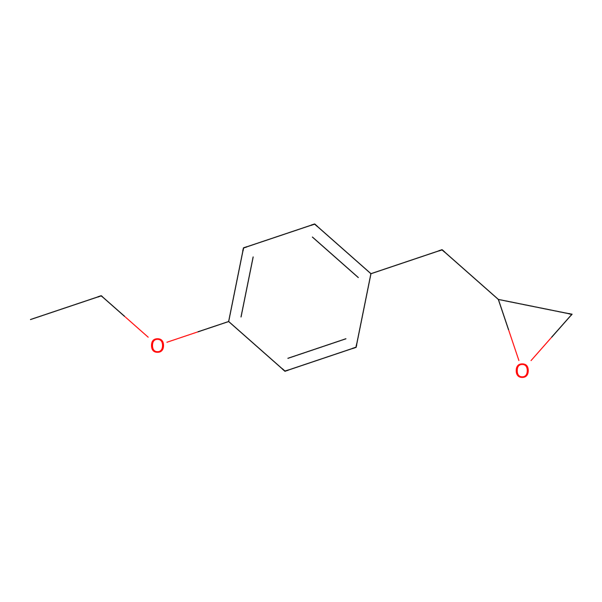 2-[(4-Ethoxyphenyl)methyl]oxirane molecular structure, CAS 1551744-42-3