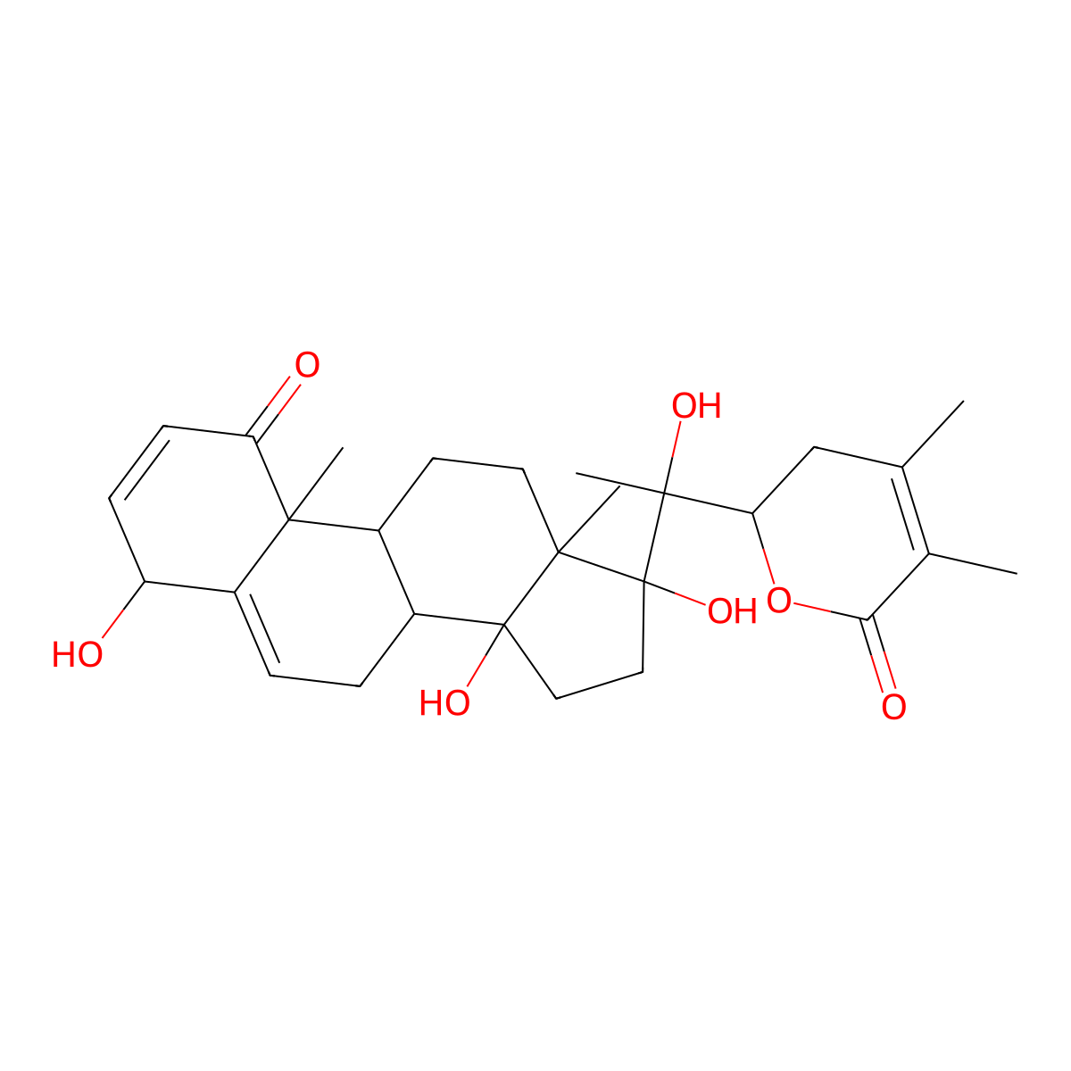 Physapruin A molecular structure, CAS 155178-03-3