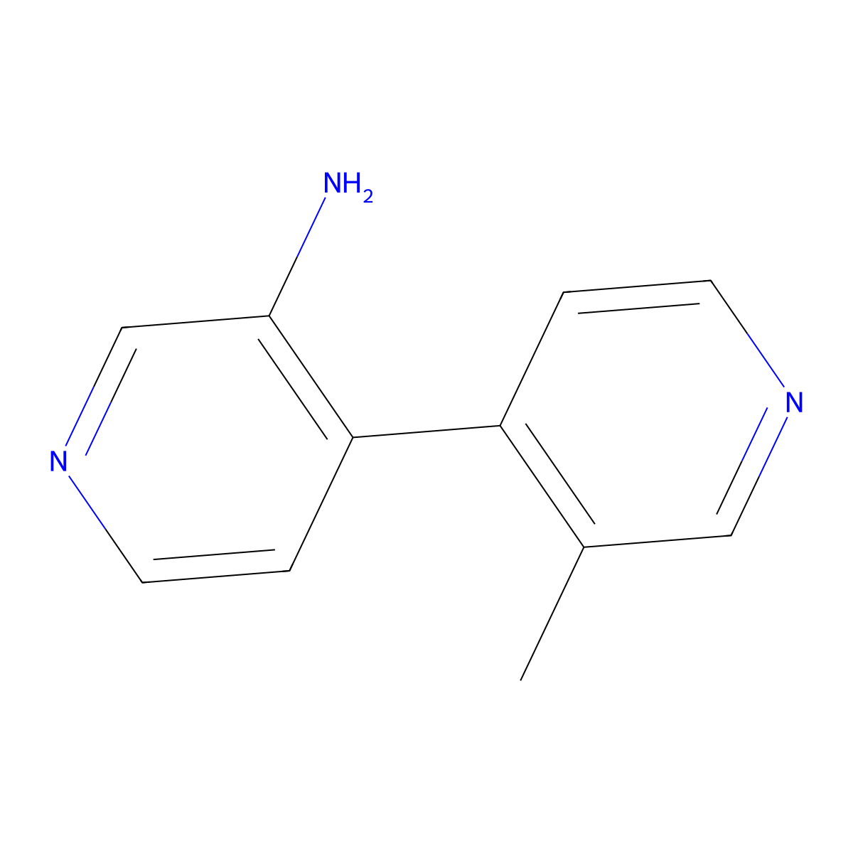 3'-Methyl-[4,4'-bipyridin]-3-amine molecular structure, CAS 1551784-77-0