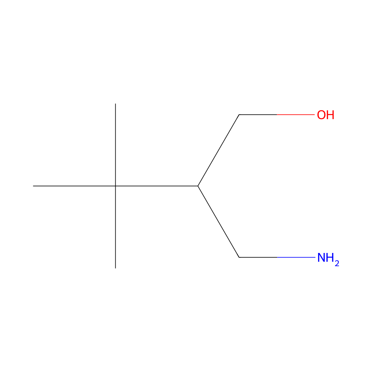 2-(Aminomethyl)-3,3-dimethylbutan-1-ol molecular structure, CAS 15521-17-2