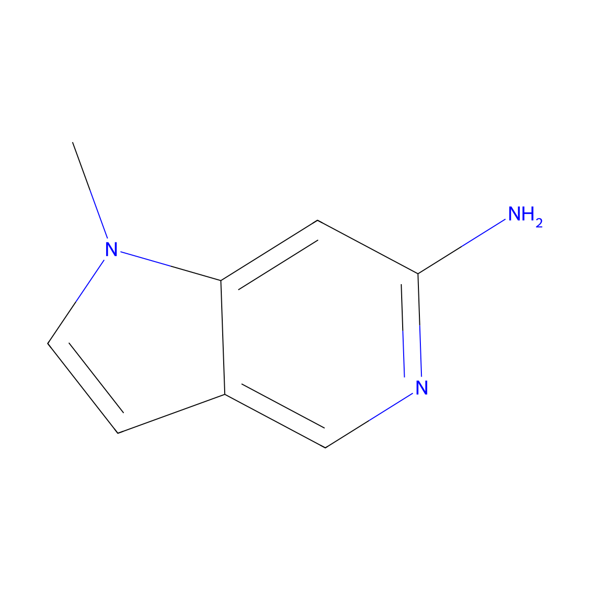 1-Methyl-1H-pyrrolo[3,2-c]pyridin-6-amine molecular structure, CAS 1552214-01-3