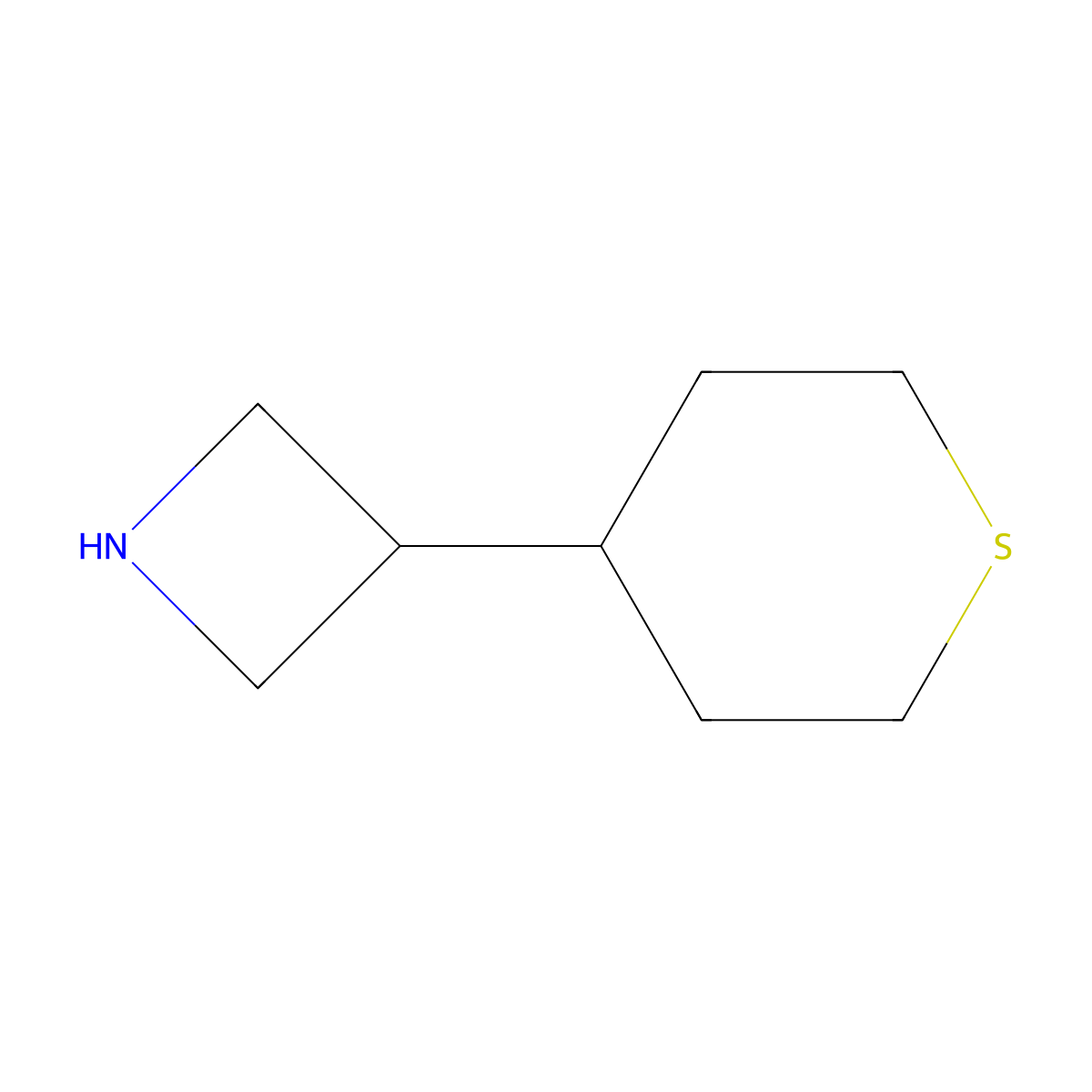 3-(Thian-4-yl)azetidine molecular structure, CAS 1552214-70-6