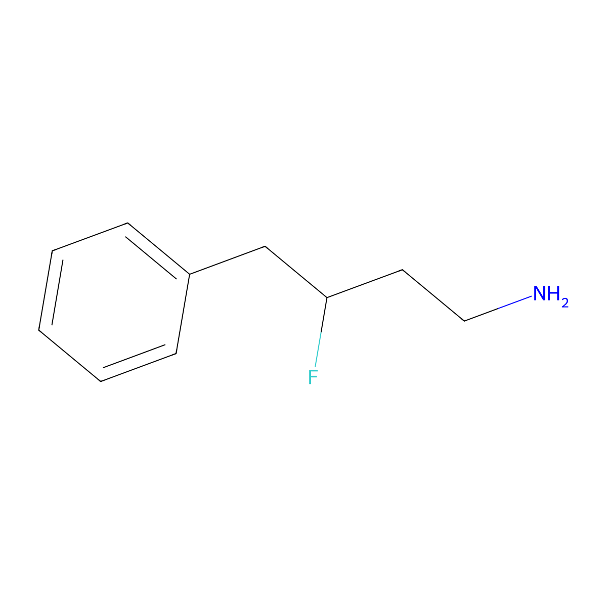 3-Fluoro-4-phenylbutan-1-amine molecular structure, CAS 1552266-11-1