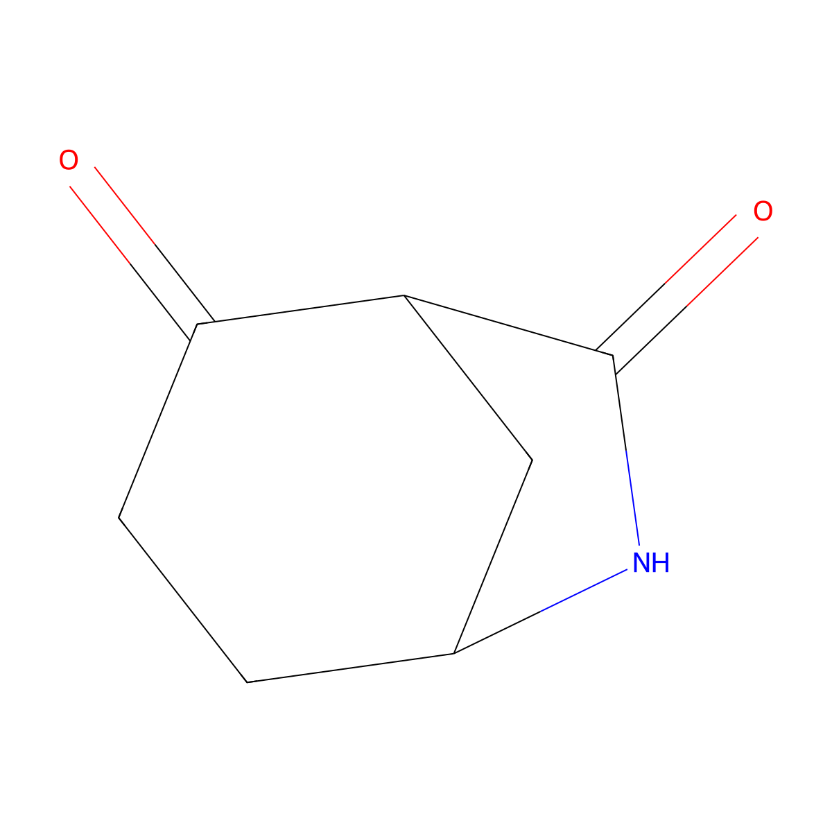 6-Azabicyclo(3.2.1)octane-2,7-dione molecular structure, CAS 1552322-78-7