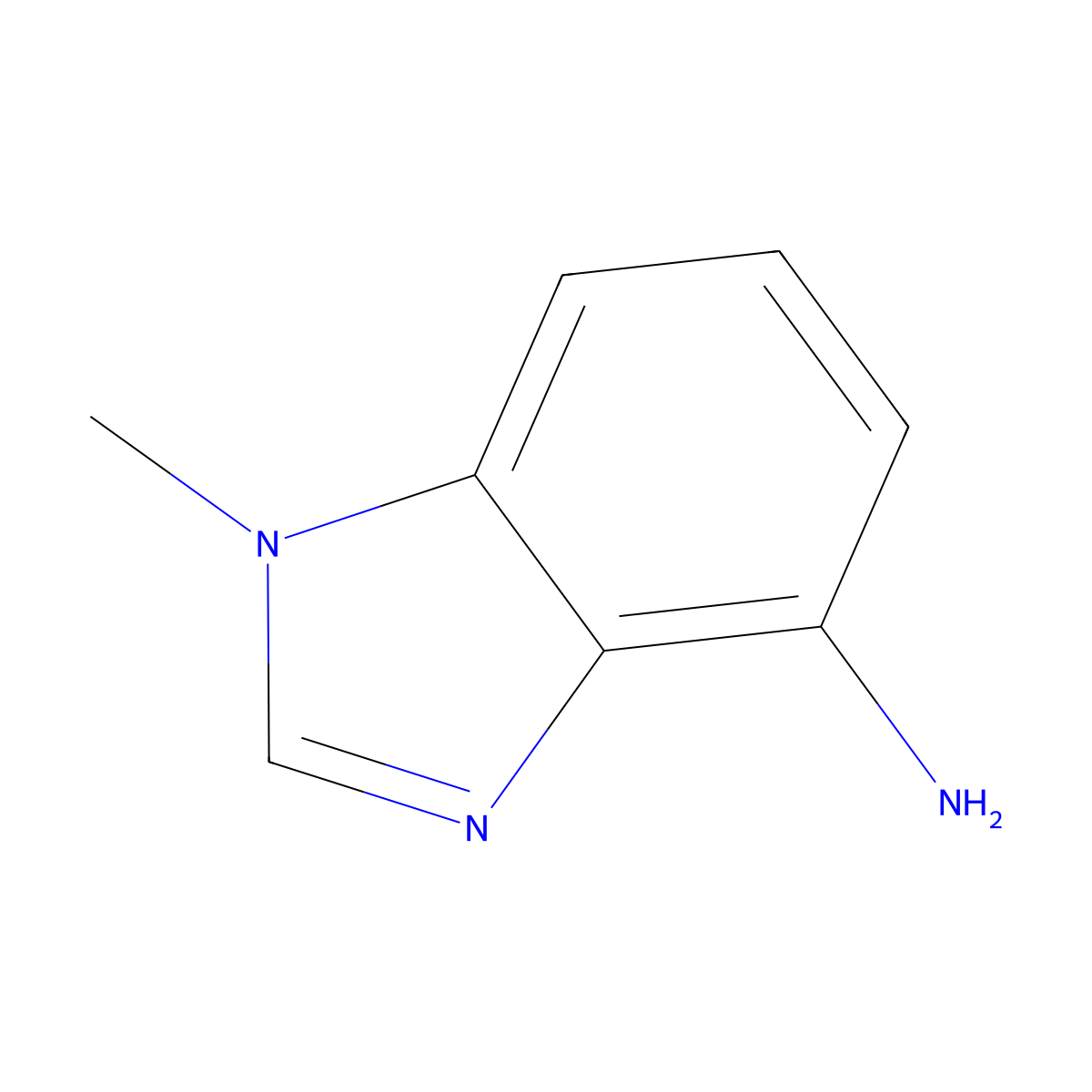 4-Amino-1-methylbenzimidazole molecular structure, CAS 155242-98-1