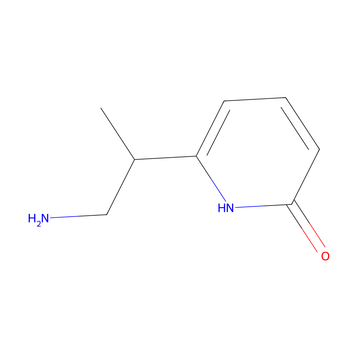 6-(1-Aminopropan-2-yl)pyridin-2-ol molecular structure, CAS 1552460-66-8