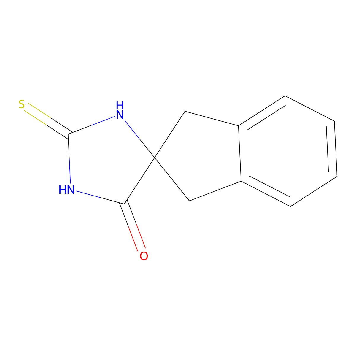 2-thioxo-1',3'-dihydro-5H-spiro[imidazolidine-4,2'-inden]-5-one molecular structure, CAS 1552483-08-5