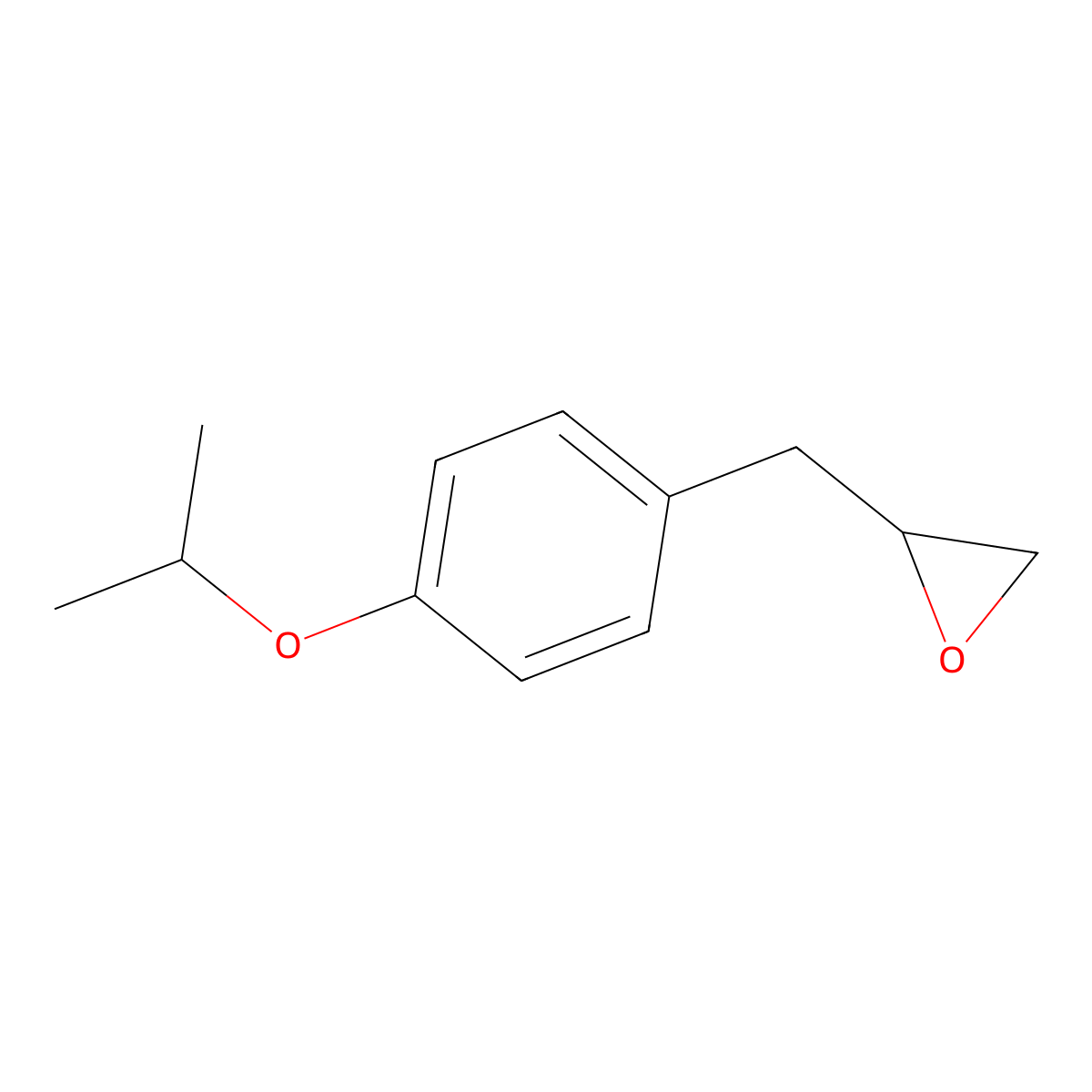 2-{[4-(Propan-2-yloxy)phenyl]methyl}oxirane molecular structure, CAS 1552600-19-7