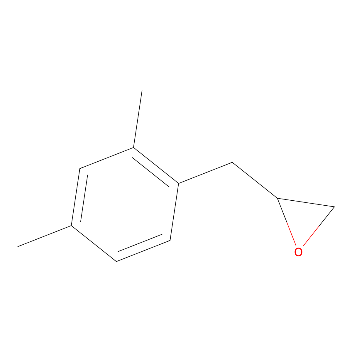 2-[(2,4-Dimethylphenyl)methyl]oxirane molecular structure, CAS 1552600-23-3
