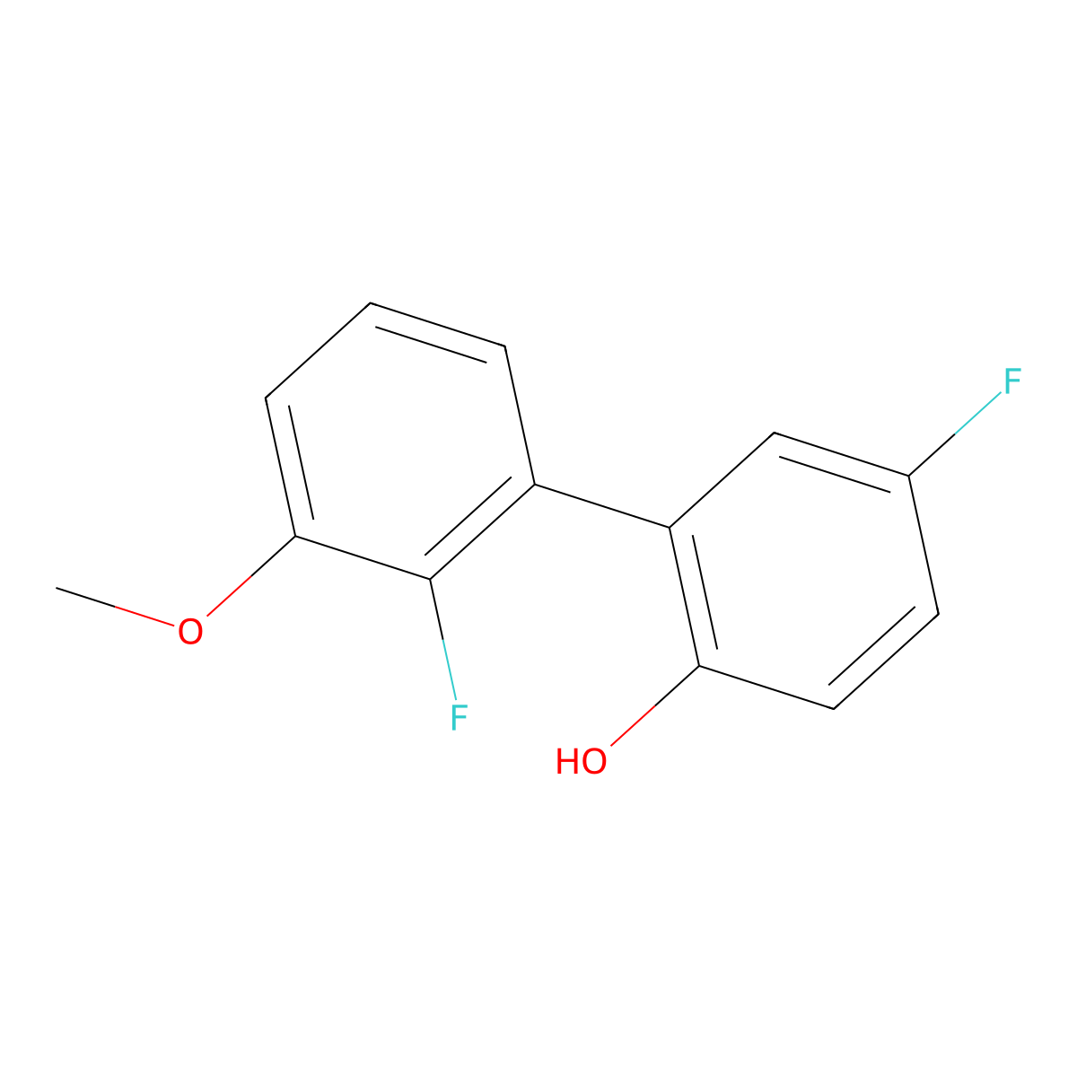 2',5-Difluoro-3'-methoxy-[1,1'-biphenyl]-2-ol molecular structure, CAS 1552785-95-1