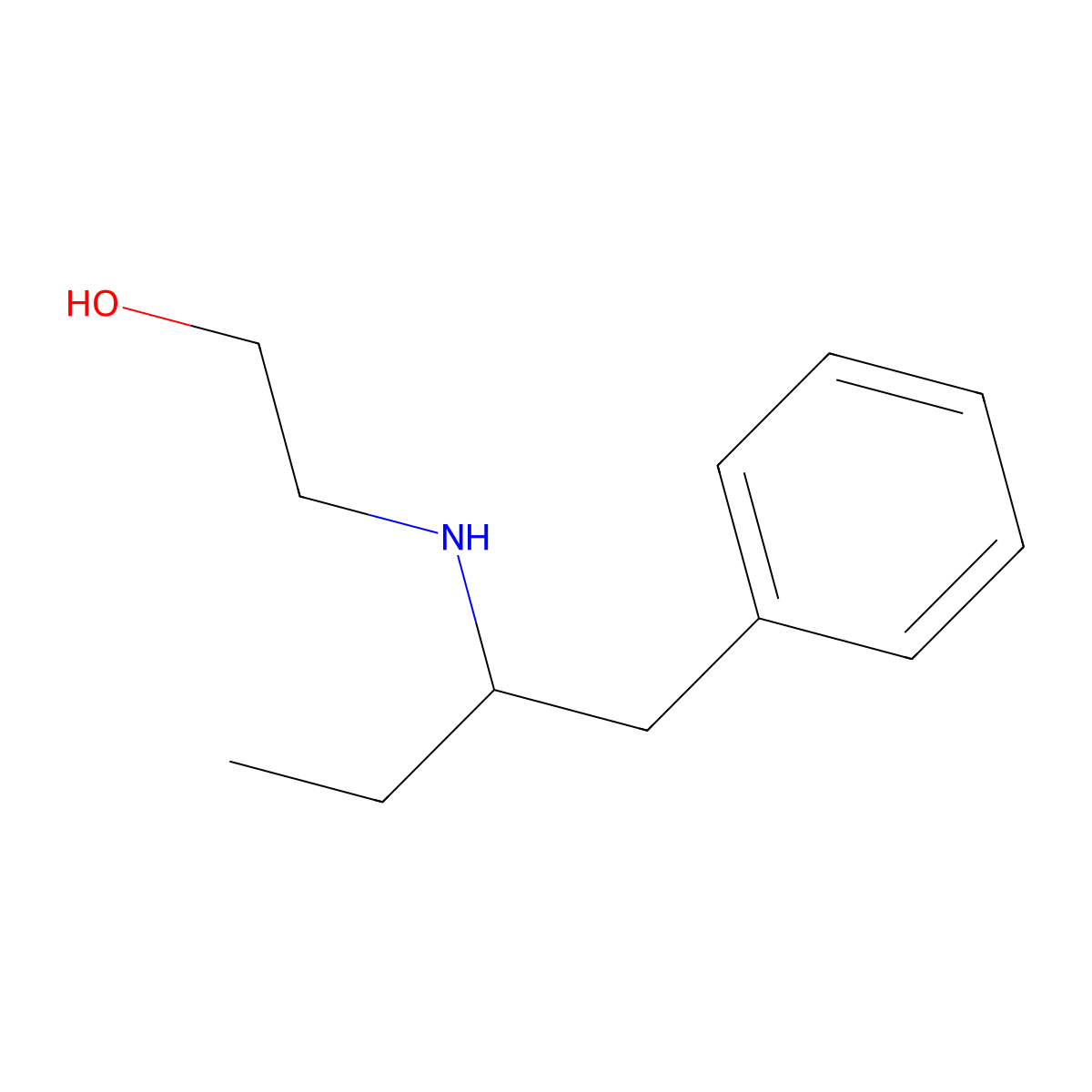 2-[(1-Phenylbutan-2-yl)amino]ethan-1-ol molecular structure, CAS 1552822-11-3