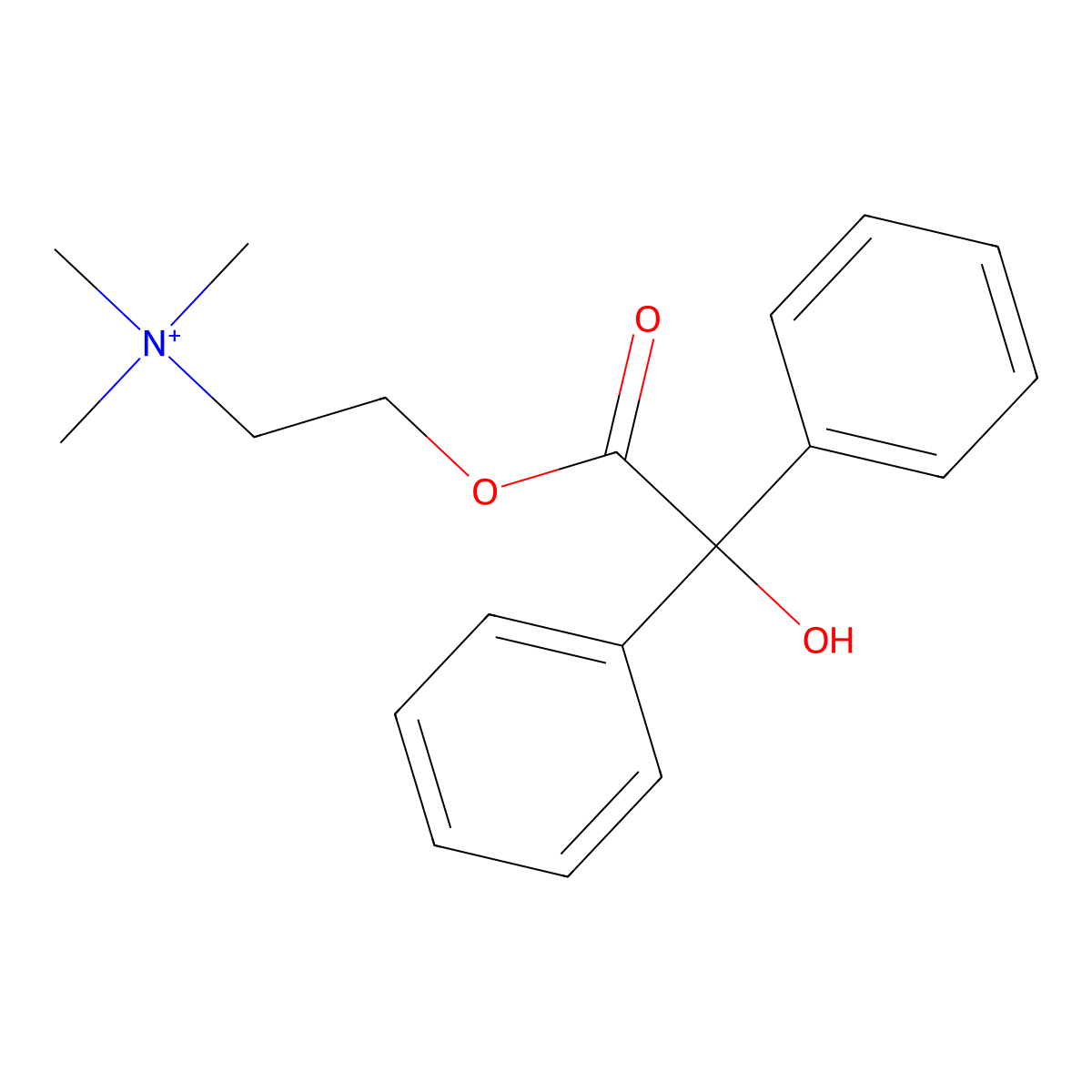 Metocinium molecular structure, CAS 1553-33-9