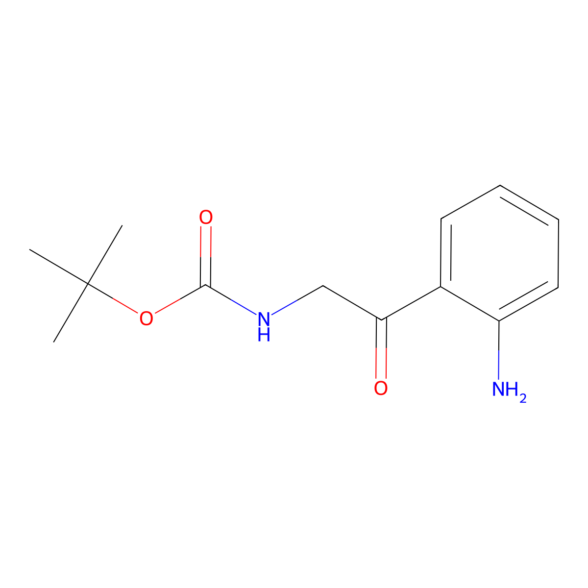 tert-Butyl (2-(2-aminophenyl)-2-oxoethyl)carbamate molecular structure, CAS 155301-82-9