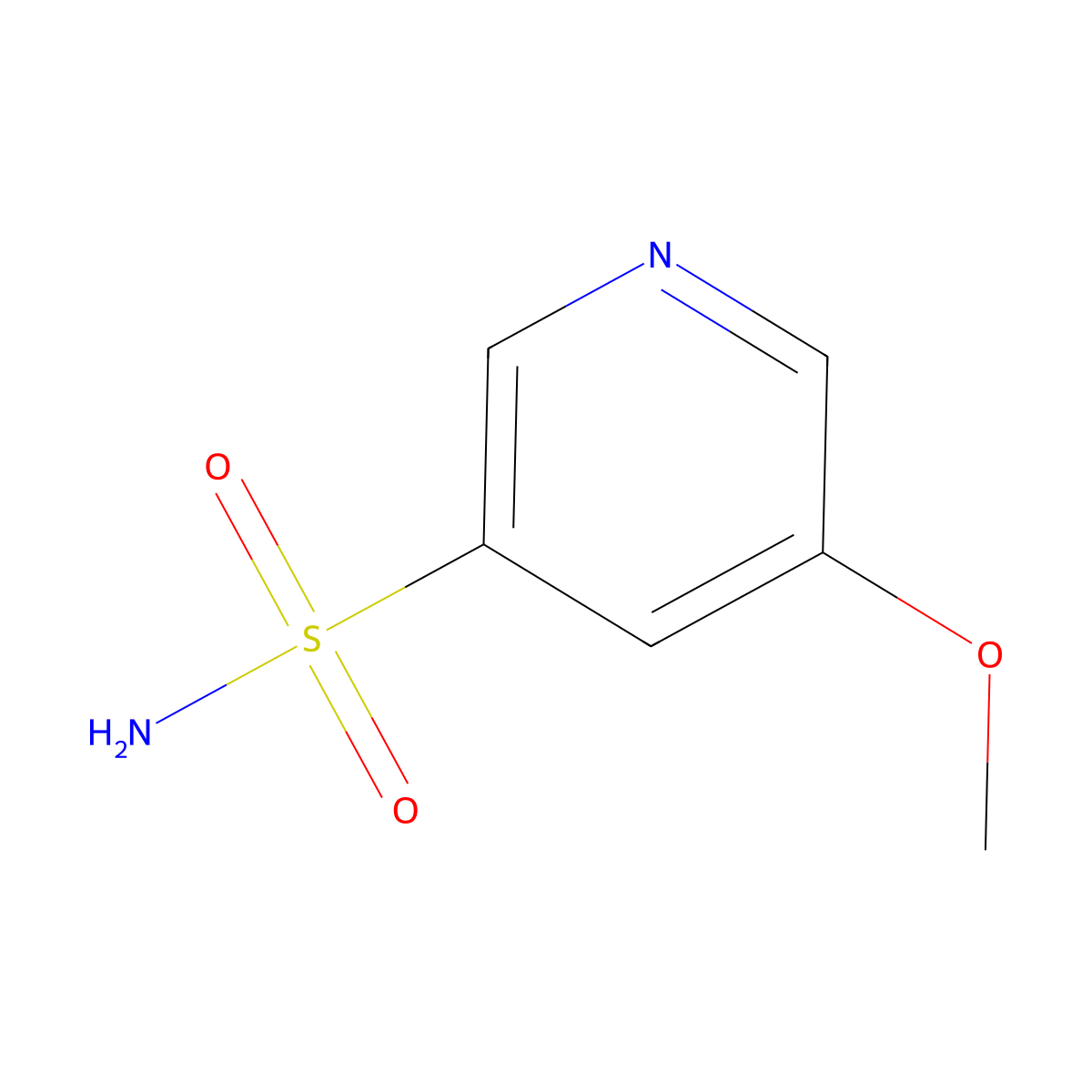 5-Methoxypyridine-3-sulfonamide molecular structure, CAS 1553088-23-5