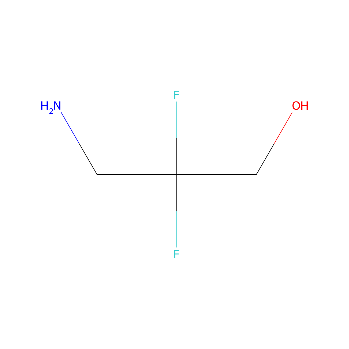 3-Amino-2,2-difluoropropan-1-ol molecular structure, CAS 155310-11-5